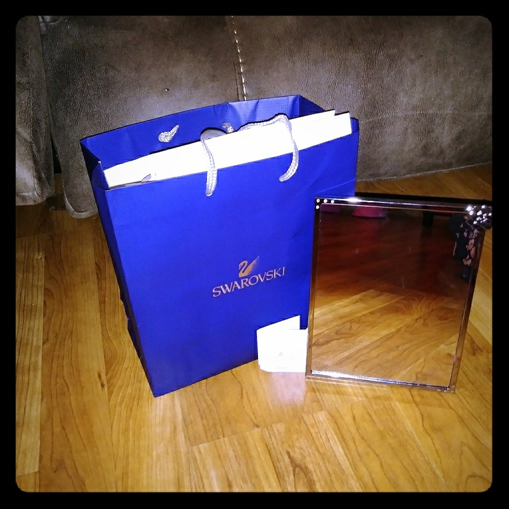 NIB Swarovski styling mirror